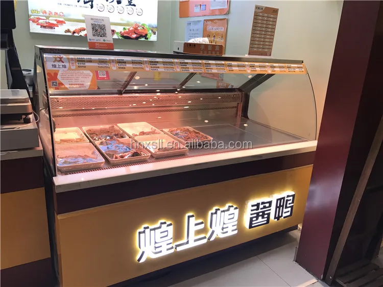 Commercial Meat Deli Display Freezer Refrigerated Deli Cooler Showcase