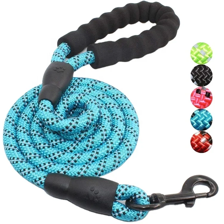 

Blue Medium and Large Pet Dog Leash with Collar Perros, Customized
