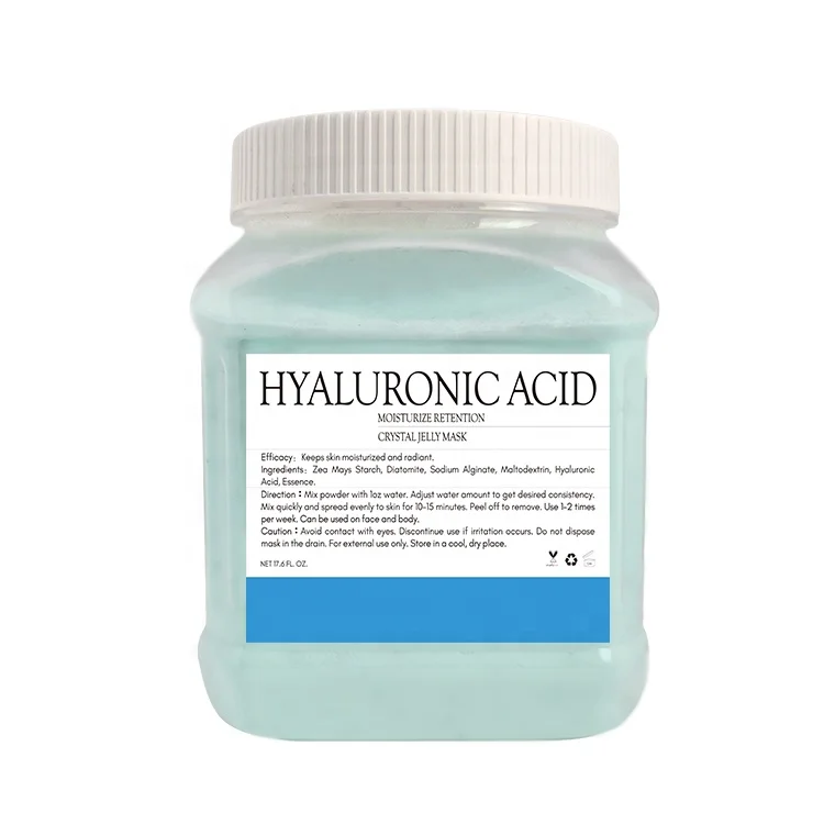 

500g Organic Natural Hyaluronic Acid Face Mask Powder Crystal Hydrojelly Facial Powder Jelly Mask Powder