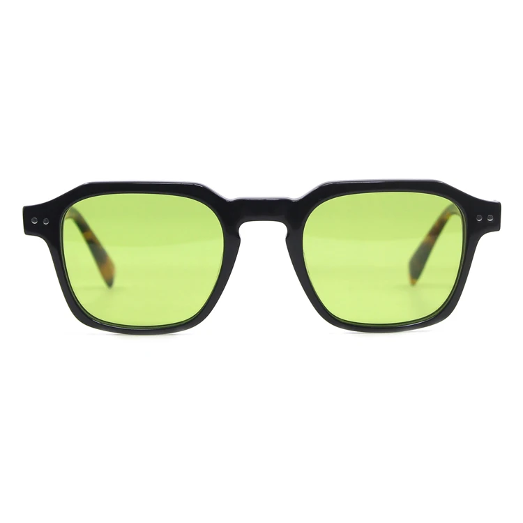 

Classic Acetate Polarized Square Sunglasses Men