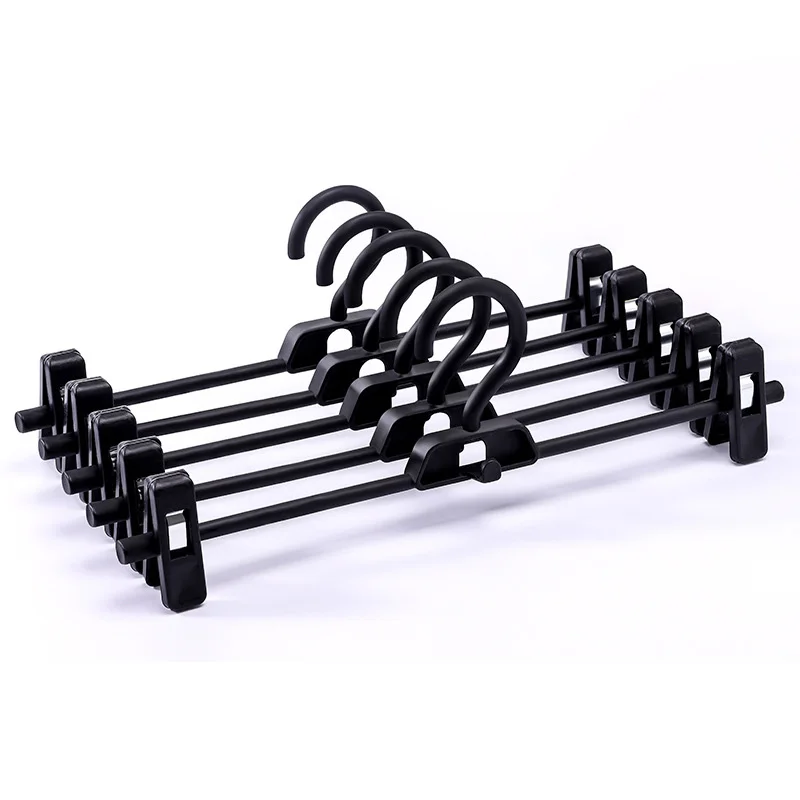 

Wholesale Plastic Colorful Hanger For Lingerie Underwear Anti-skidding Clothing Pants Skirt Clip Hangers, Picture