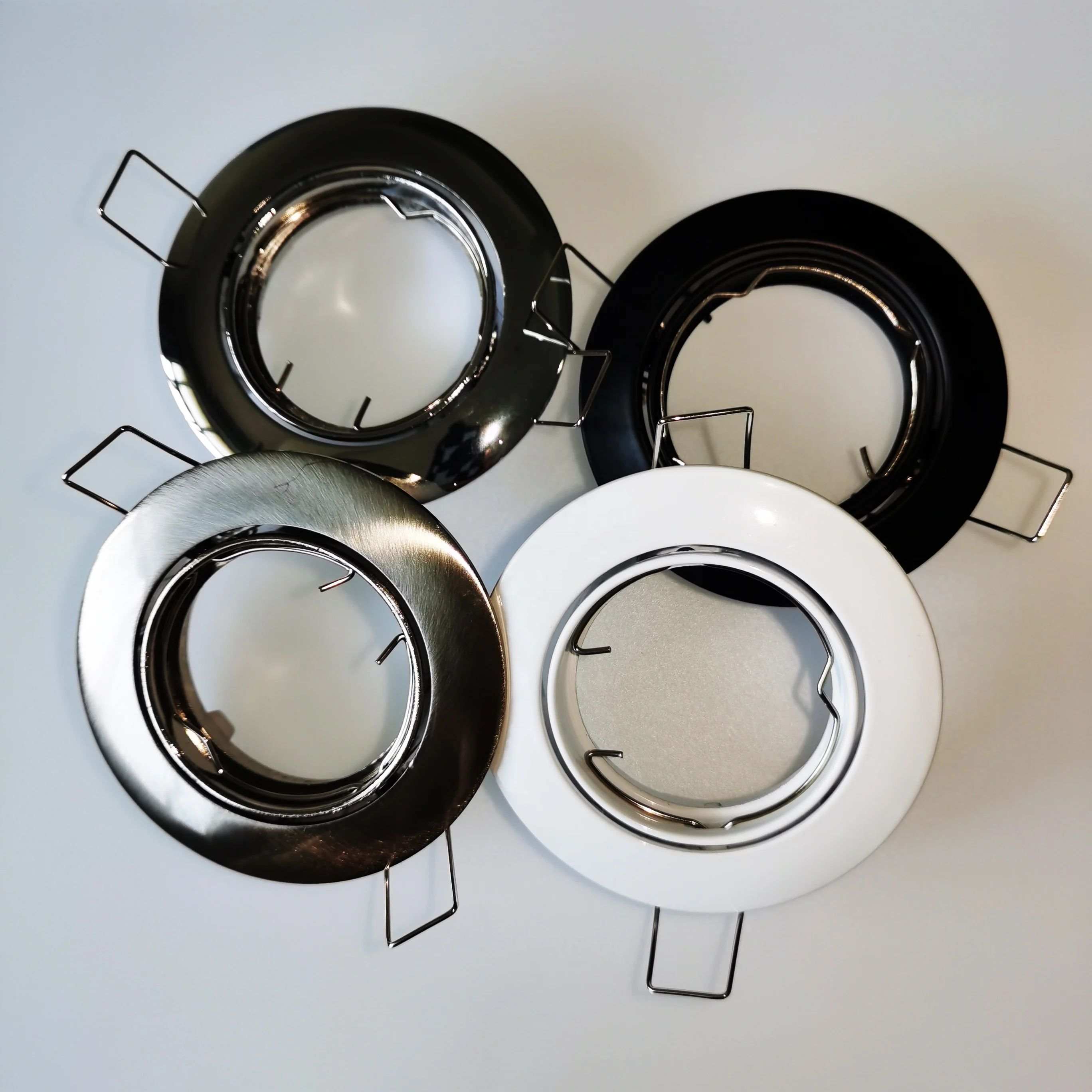 Holux Mr16 Recessed Housing Anti-Glare GU10 Spot Light Frame Indoor Ceiling Downlight Housing LED IP20 Easy Installation