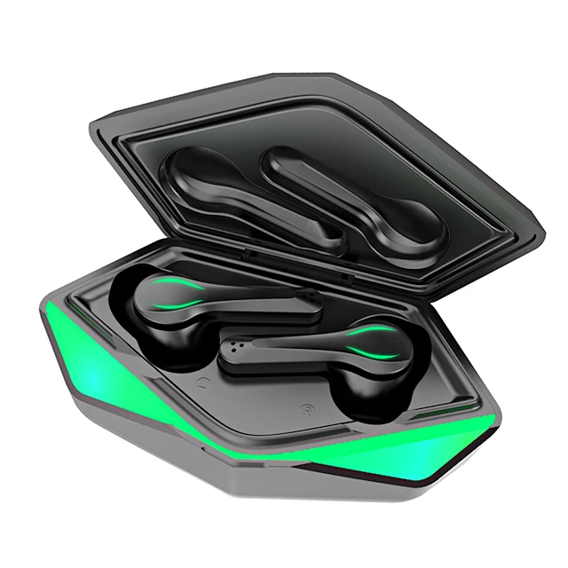 

Mecha Shape Led Interaction Low Latency HD Noise Canceling Bluetooth TWS Headphone Earbuds
