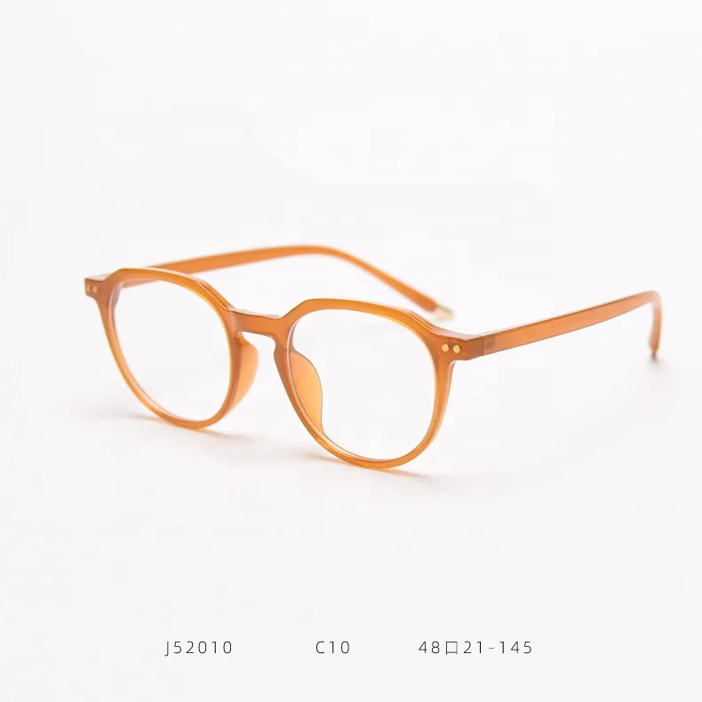

Various Colors Concise Design Round Shape Elastic Material Eyeglasses Frame J52010, Shown