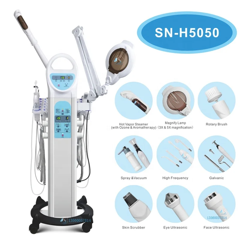 

Guangzhou Sonia H5050 Multifunction 9 In 1 Beauty Machine with Facial Steamer Wholesalers