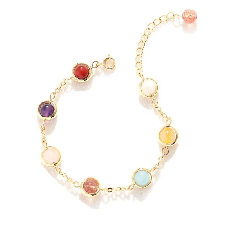 

Women jewelry accessories candies beads energy power positive crystal bracelet, As picture