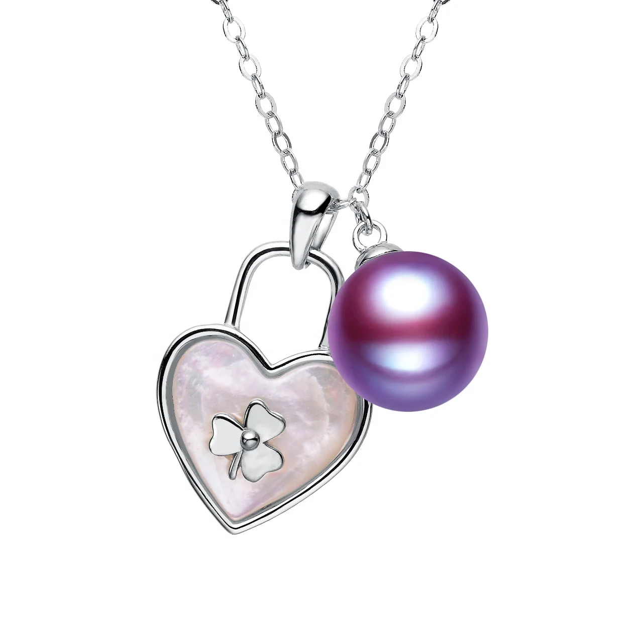 

Dreamly Purple Pearls Hanging Lover Accessories Allage Popular Pearl Jewelry Necklace Best Choice Most High Quality, White