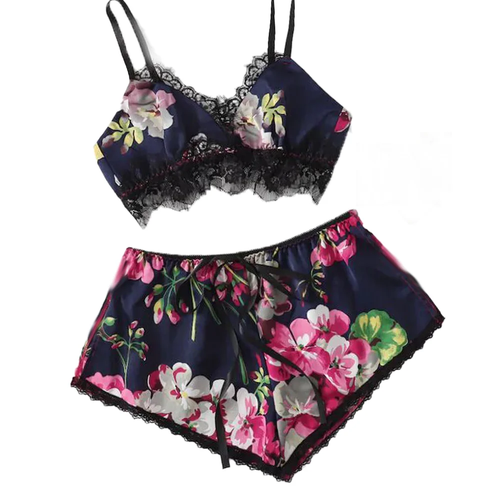 

High Quality Pajama Silk Set Women Sleepwear Sexy Women Sleepwear