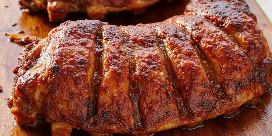 Spice comparison table for pork ribs recipe