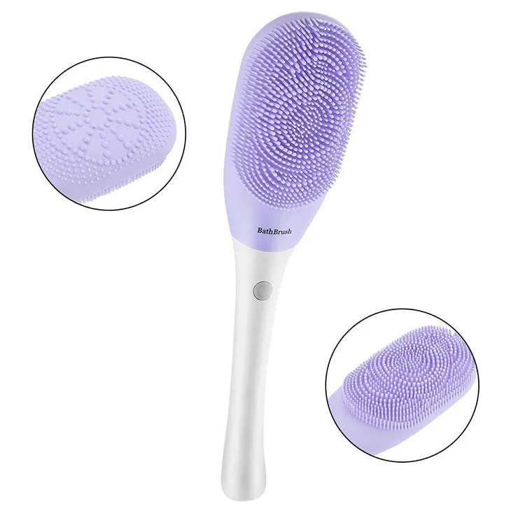 Body Massager Bath Brush Ipx7 Rechargeable Waterproof Vibration