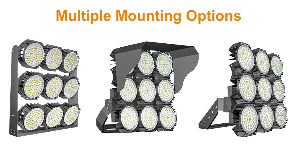 
Windproof Resistant 16 level typhoon outdoor 1000w led sport field lighting 