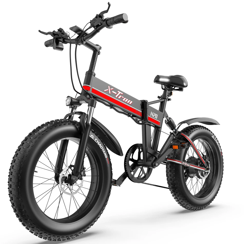 

X-Tron Adults Electric Mountain Electric Fat Bike Folding Bicycle Fat Tire Electric Bike