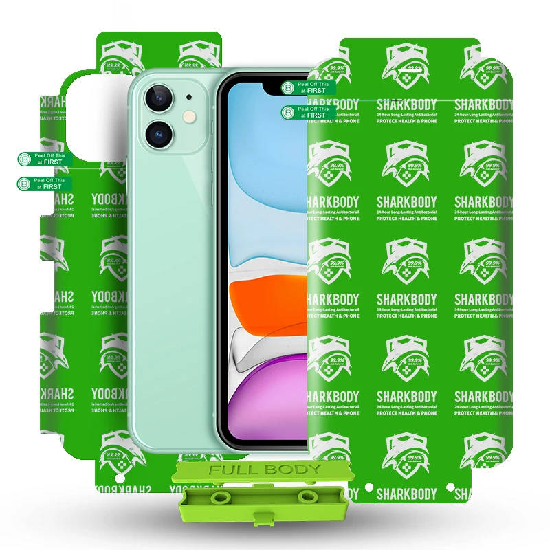 
High quality Anti-bacterial Cell Phone Protective Film factory bulk order wholesale price anti-bacterial film For IPhone12 