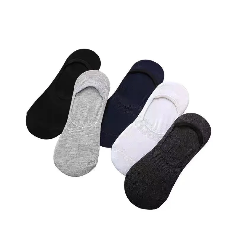 

2023 New Elastic Shaping Solid Color Men Low Cut Socks