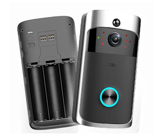 
2020 WIFI M4 wireless doorbell camera 1280*720 wifi doorbell with 6pcs night light led support PIR for M4 video doorbell 