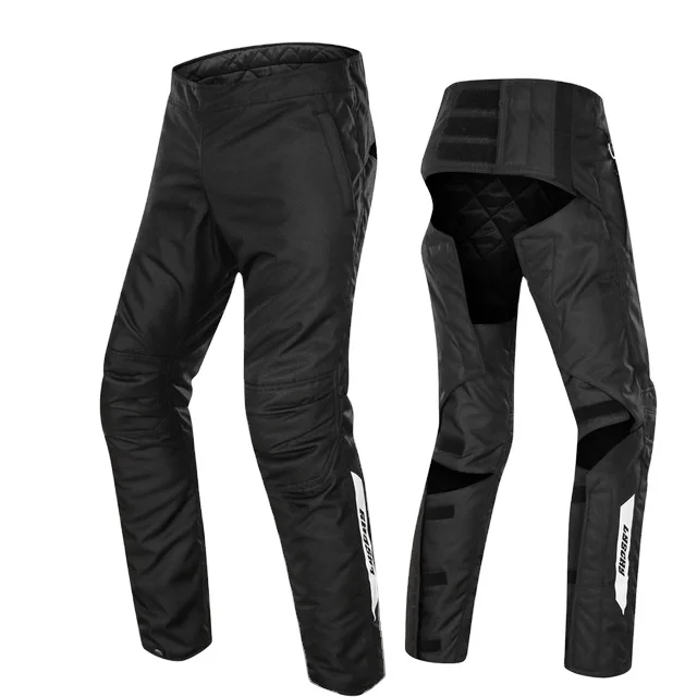 

Pants Motorcycle Windproof Men Motocross Keep Warm Pantalon Moto Riding Trousers Pants With Knee Protective Gear