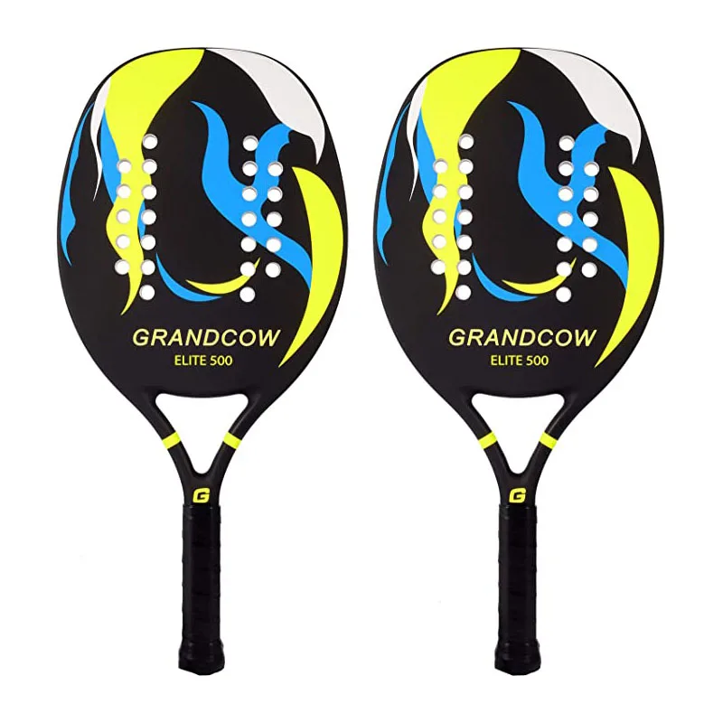 

Wholesale Custom Carbon Fiber / 3K / 12K / 18K with EVA Core Beach Tennis Rackets Padle Racket
