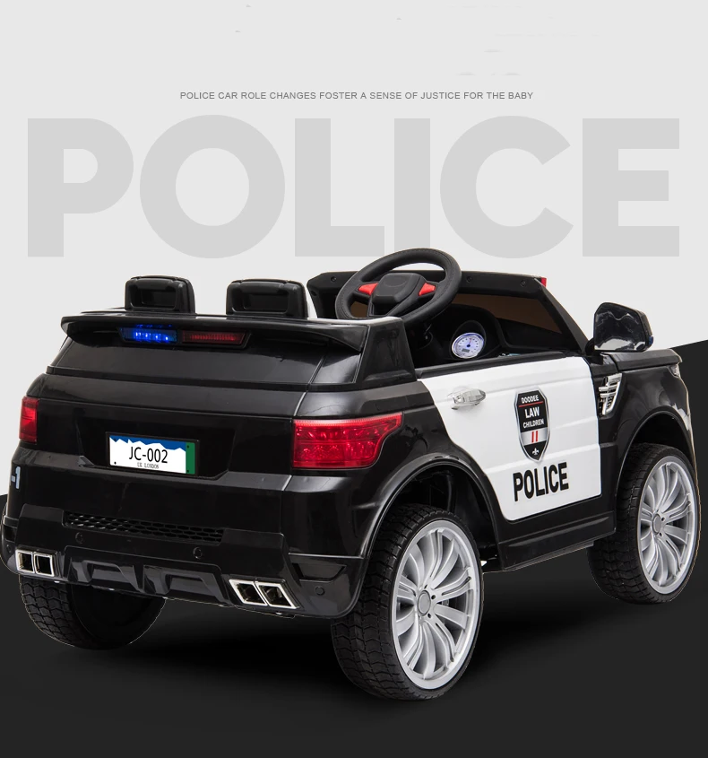 power wheels police car 2 seater