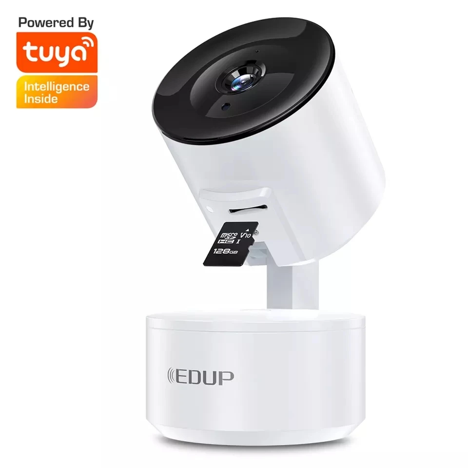 

EDUP 2K AI Tracking Tuya Smart Home WiFi Wireless Camera IP Camera Indoor Network Tuya Camera