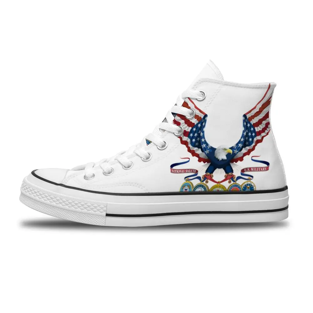 

Custom LOGO Brand Vintage 1970s Classic Canvas High-top Sneakers