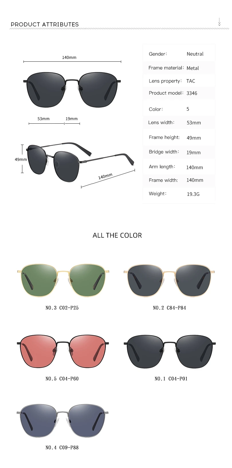2021 UV400 Vintage Classic Polarized Mirrored Sun Glasses Men Round Retro Popular Metal Sunglasses For Men