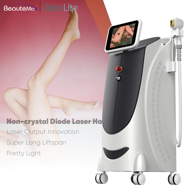 

Non-crystal Laser Diode Hair Removal Machine 808nm Diode Laser 755 1064nm