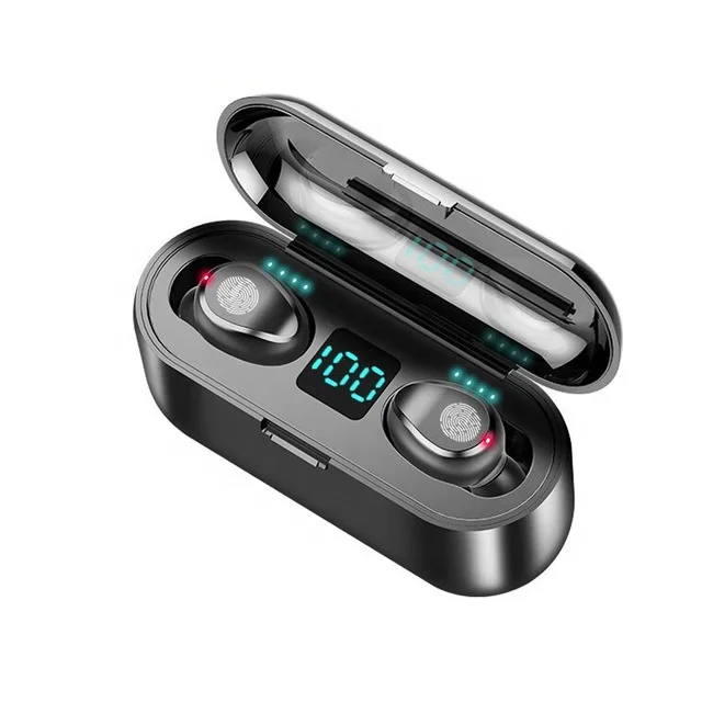 

Factory price 1200mAh HIFI earbuds F9 boat BT wireless earphone