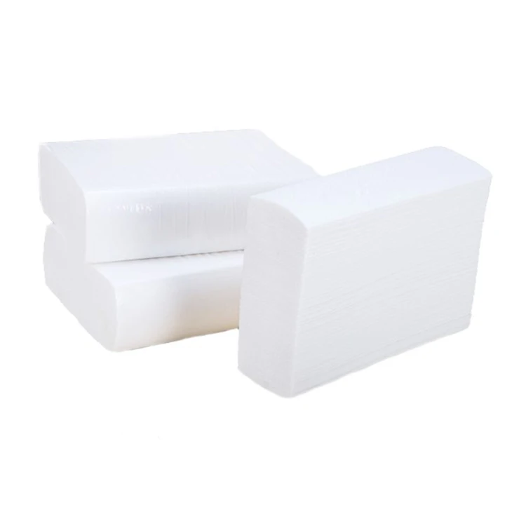 

Biodegradable & Disposable Z N V Fold Paper Hand Towel, Natural white