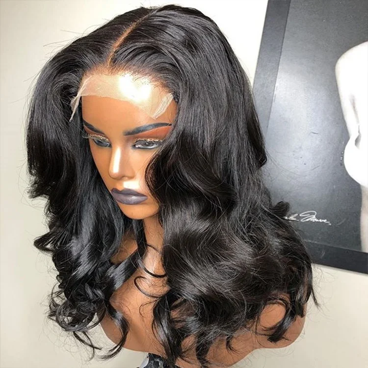 

12A Virgin Unprocessed Loose Wave Bob Cuticle Aligned Hair Lace Front Wigs For Black Women