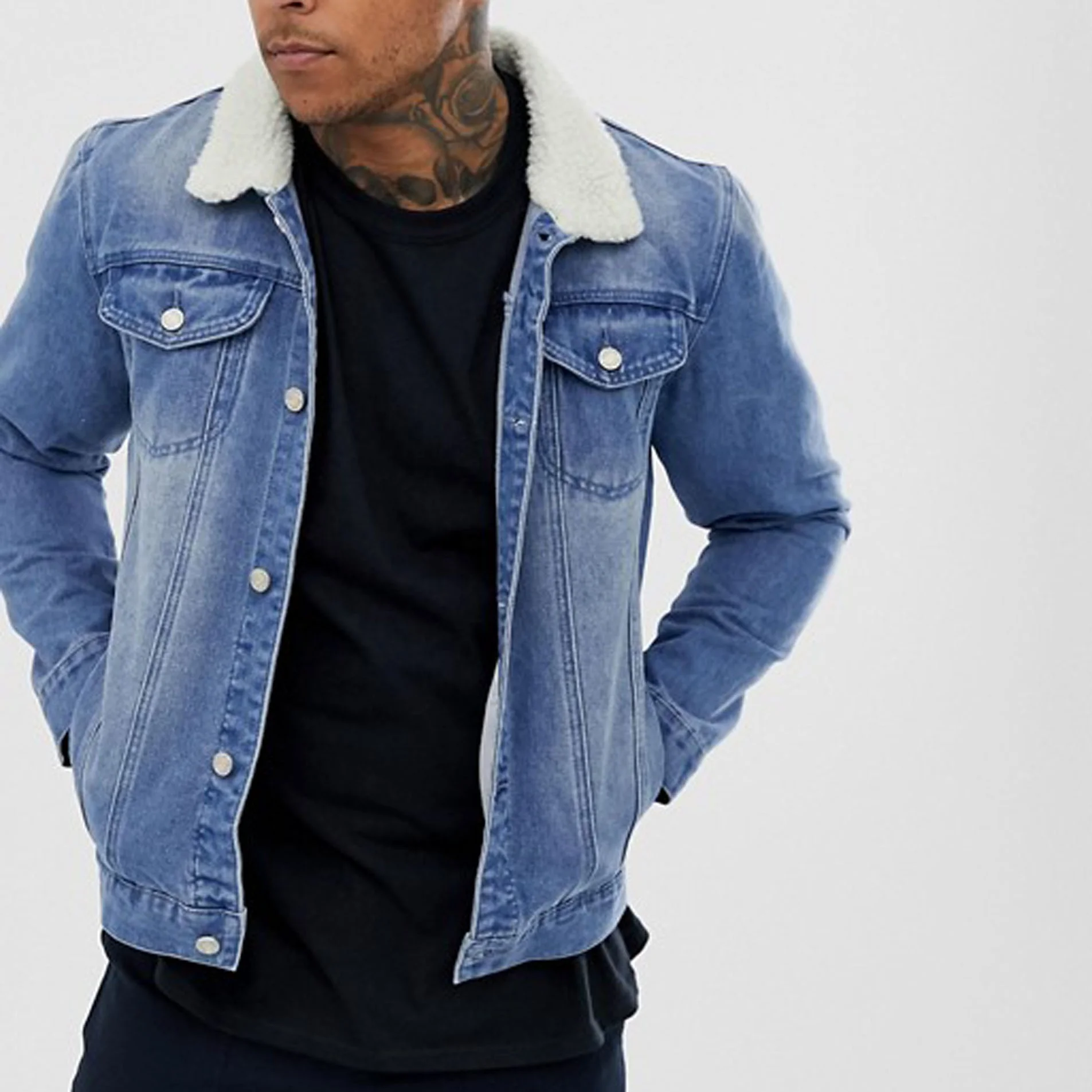 BOOHOOMAN Utility Denim Jacket, £35