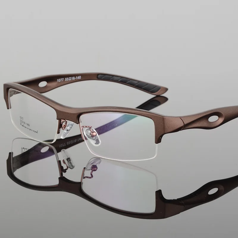 

Fashion Myopia spectacle tr90 glasses frame eyeglasses optical eyewear frames men glasses High Quality Half Frame Glass