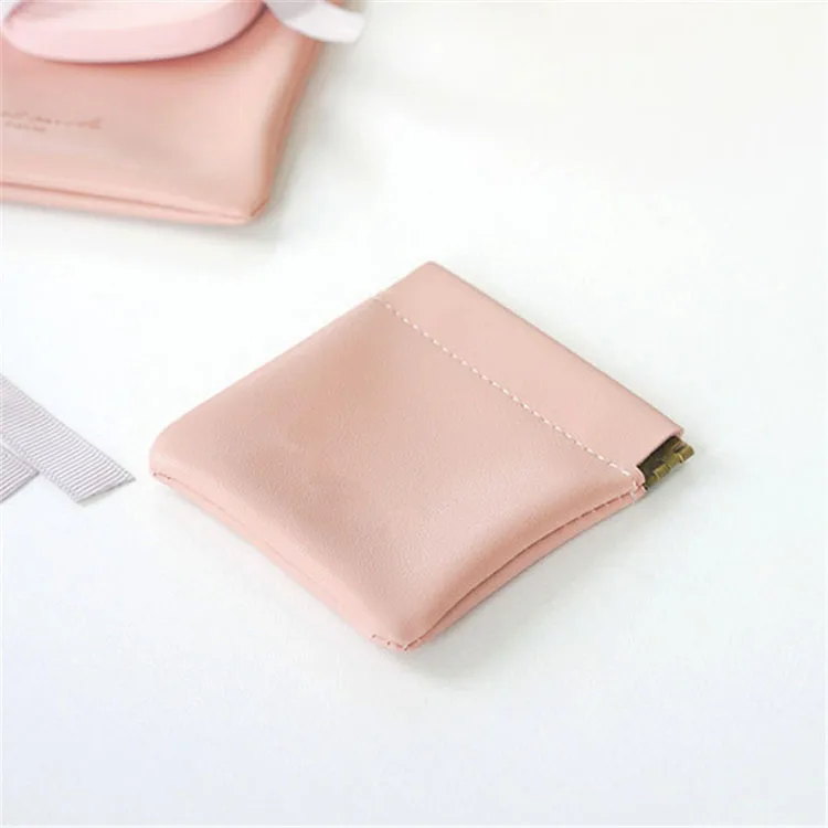 

Wholesale Luxury Women Small Coin Purse Pink Portable PU Leather Mini Coin Purse for 2021, Cutomized