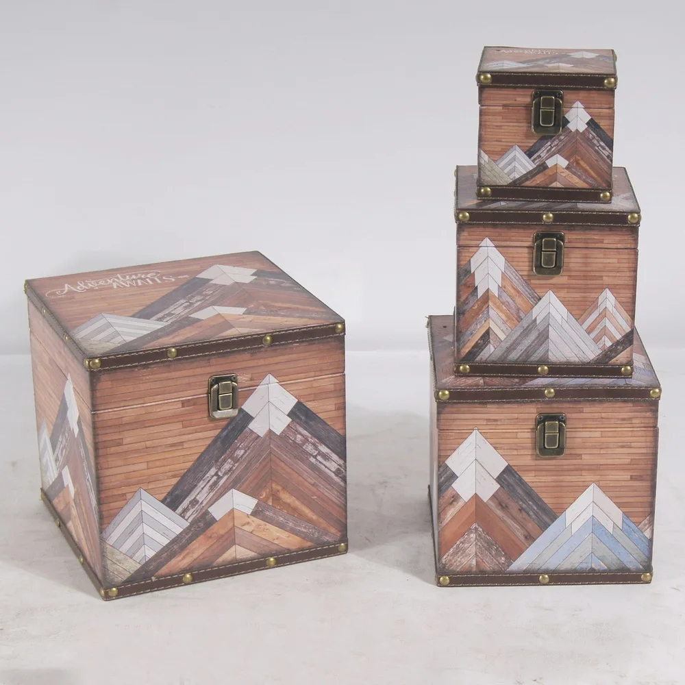 

Cates Farmhouse Decorative Wood Trunk White