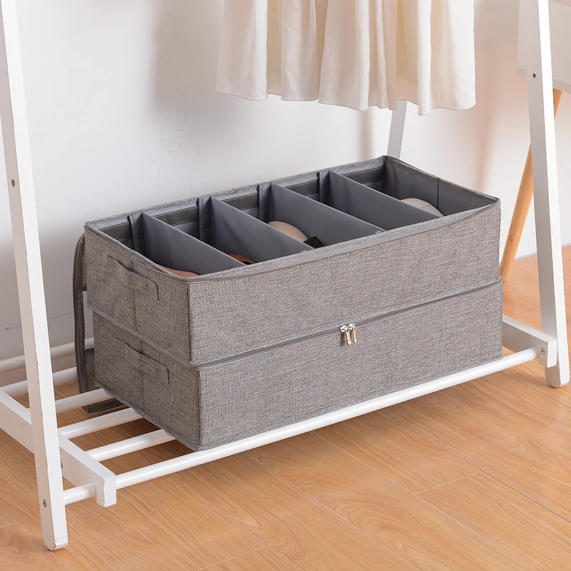 

Foldable underbed storage bag organizer washable Clothes Drawer Storage Organizer Multifunctional shoe storage box