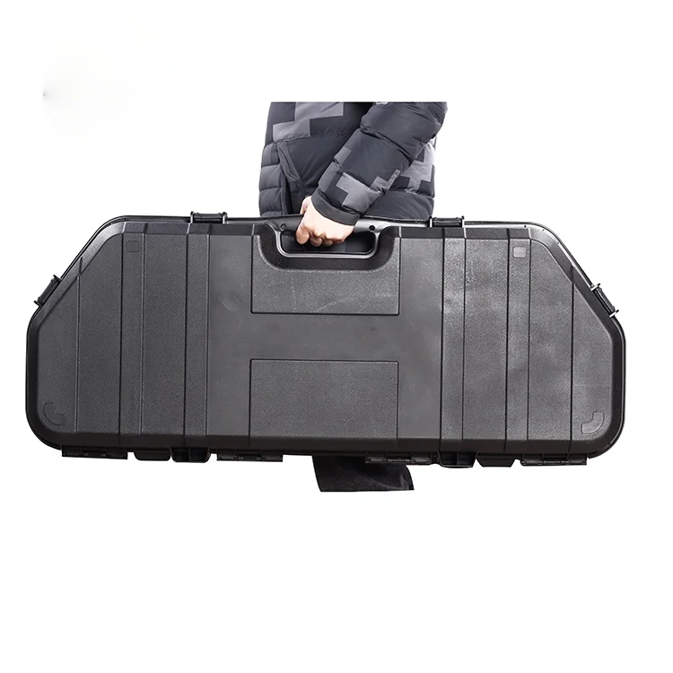 

Archery Hunting Case Foam Protect Box Hard Good Quality Archery Compound Bow Case, Black