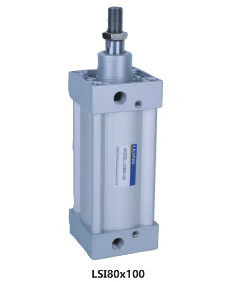 
LIDING LSF series standard double shaft double acting adjust pneumatic cylinder 