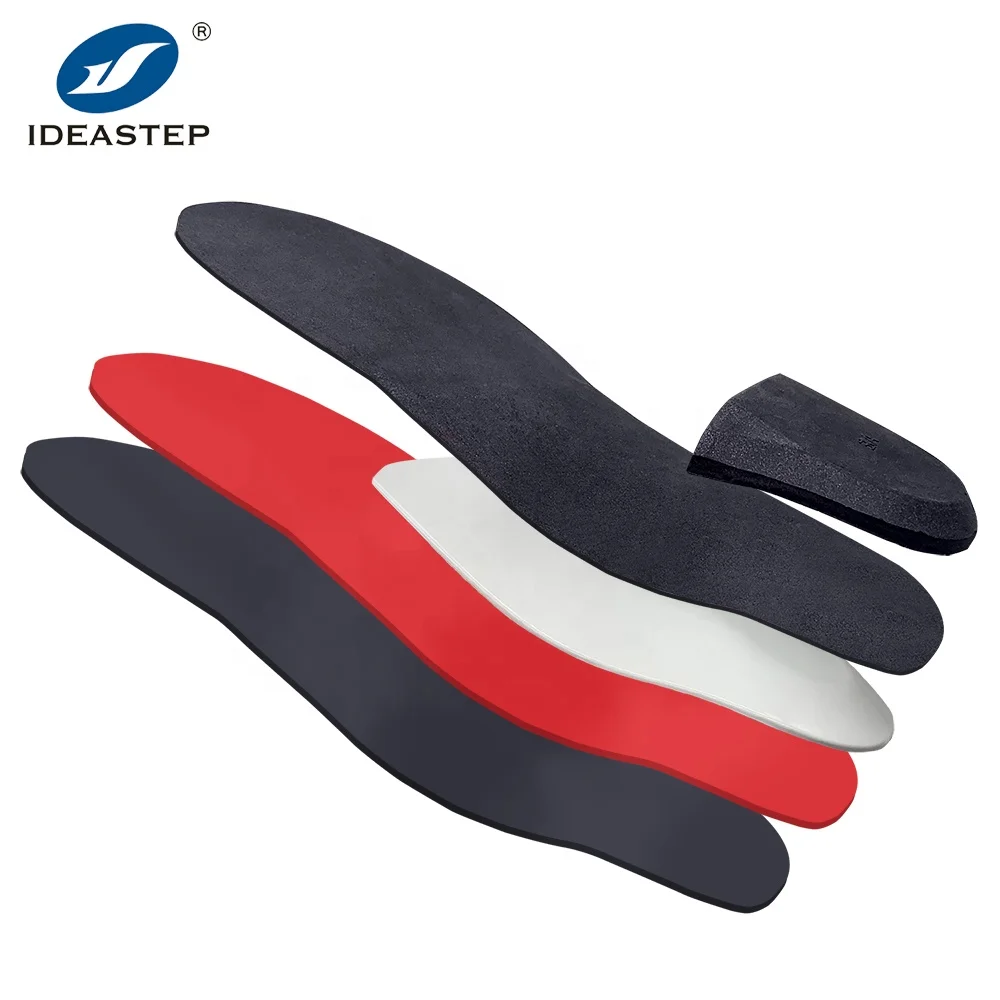 

Ideastep Arch Support Orthopedic Insole With PP Shell Deep Heel Cup Heat Moldable Insole, Red or customize colors