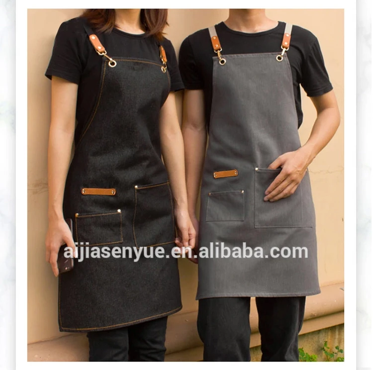 Heavy Duty Denim Jean Work Apron Salon Barber Hairdressers Apron Buy