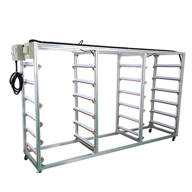 Automatic LED tube light /Fluorescent tube aging testing shelf trolley and aging machine
