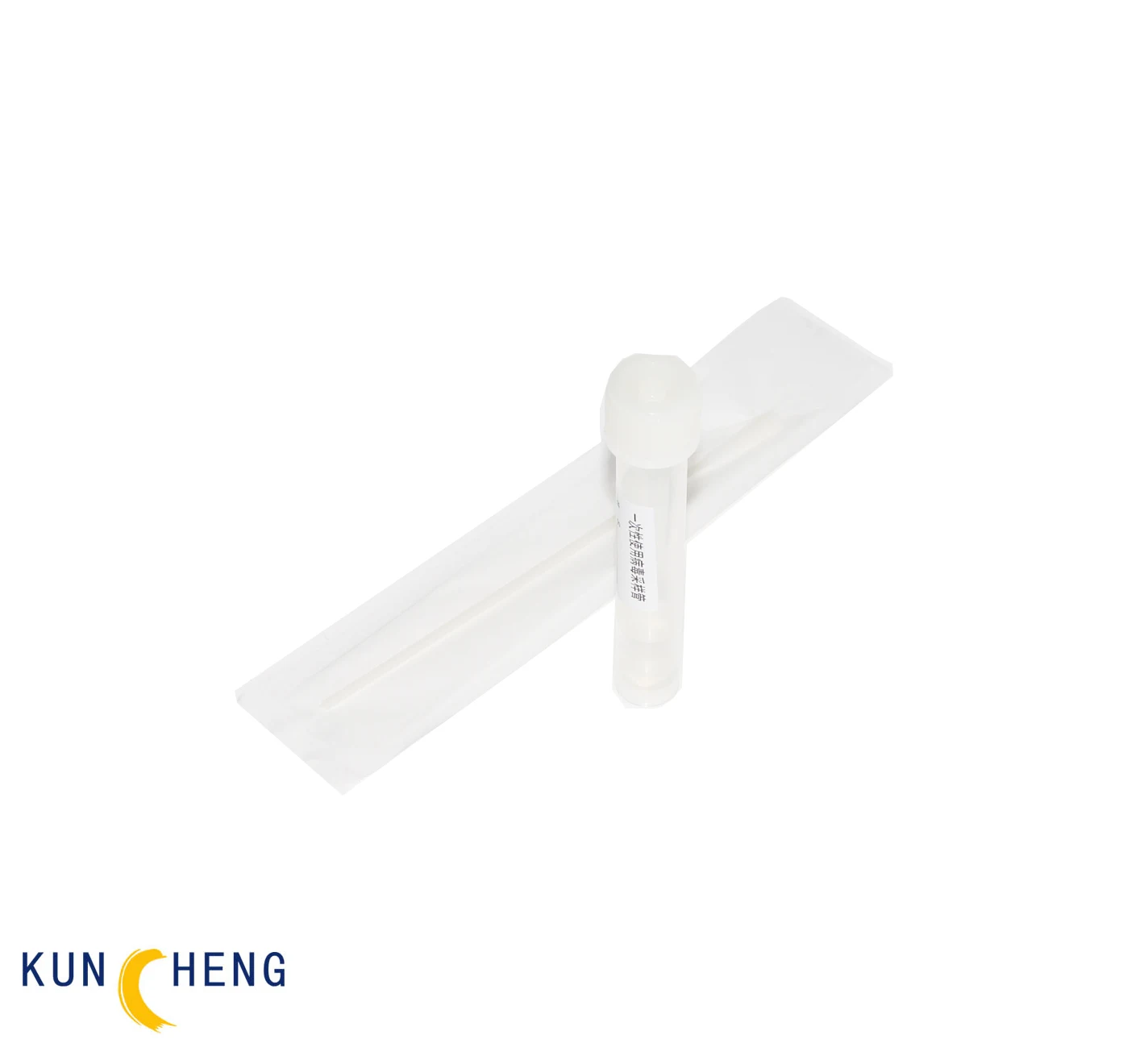 
WHITE PS 10ML sampling specimen swab kits tube reagent disposable throat nasal 