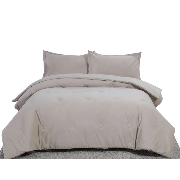 
Cheap hotel duvet cover comforter sheet sets 100%polyester 3 pcs bedding set 