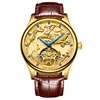AILANG men's brand men's watch fashion watch zodiac large dial leather waterproof mechanical watch can be customized