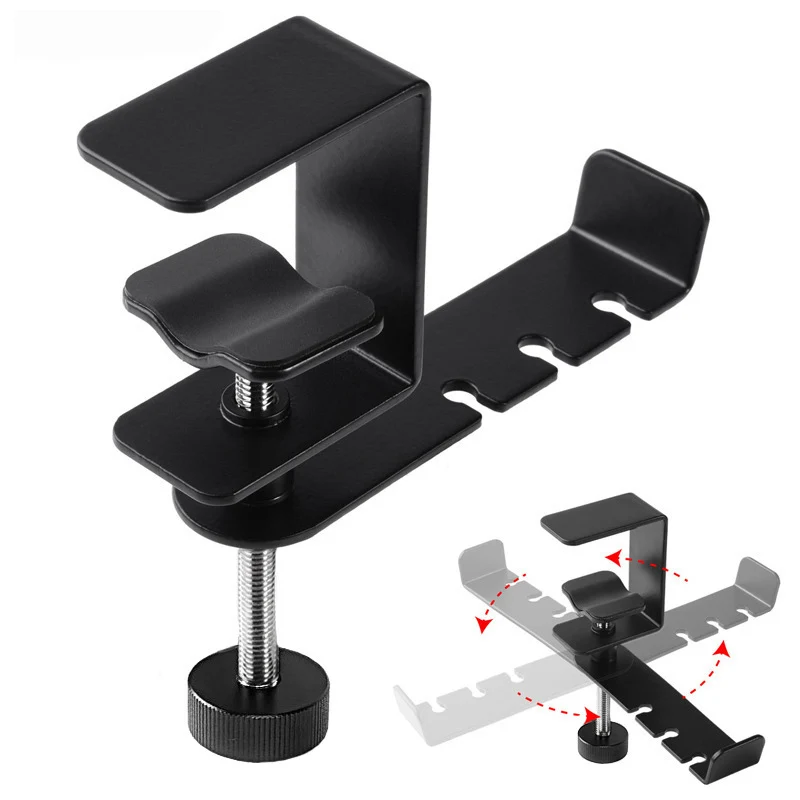 

Gaming Headset Hanger Box Under Table Headphone Holder Brown or White DDP RTS Clamp PC for Desk on Metal Shirt Dress Holder N/A