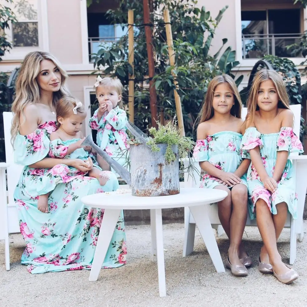 

Mother Daughter Matching Dresses Mommy and Me Outfits