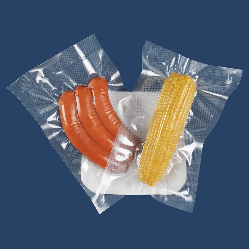 

Vacuum Food Bag Vacuum Seal Plastic Food Grade Freshness Preservative Embossed Nylon PE Heat Seal Snack Machines Customized OEM
