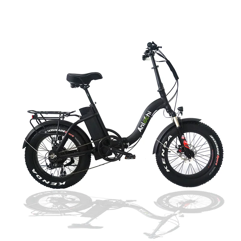 

ANLOCHI cheap price 20 inch 48V electric fat tire bike high power off road electr bicycle fold bike