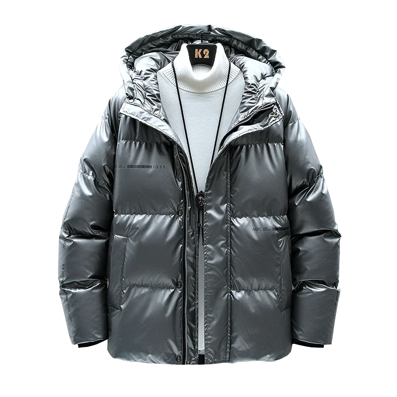 

Breathable Waterproof Padding Winter Polyester Men's Cotton Padded Jacket Black Cotton Jacket With Zippers