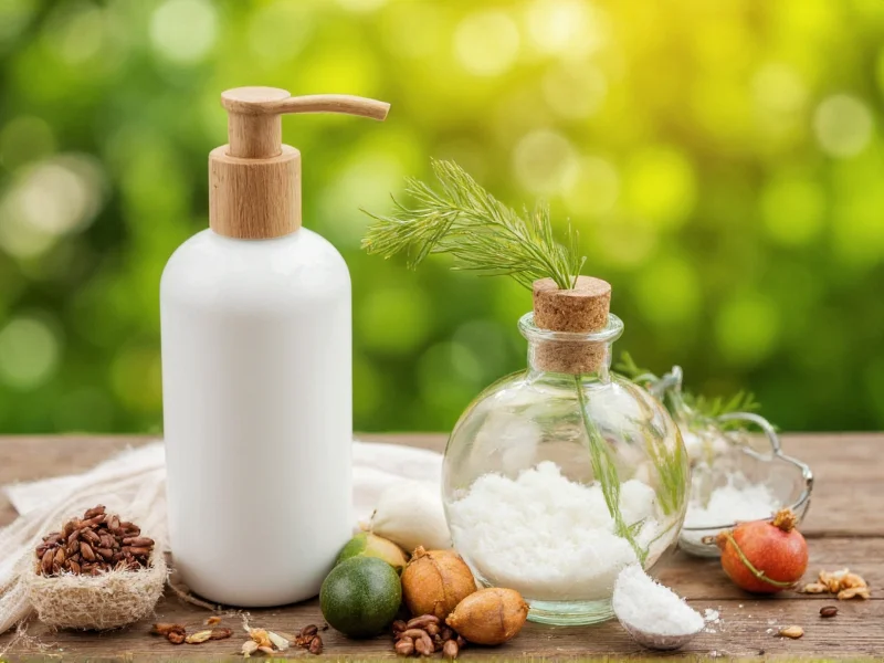 Homemade bug repellent spray bottle with natural ingredients