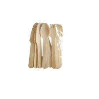 

disposable flatware wooden cutlery set