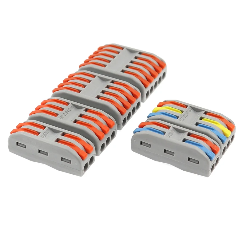 222 Series Push In Quick Connect Wire Terminals Pin Crimp Connectors